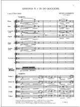 Symphonie n° 1 en do majeur - CLEMENTI - Partition - Grand format